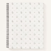 Carnet spiral floral dainty (Devant)
