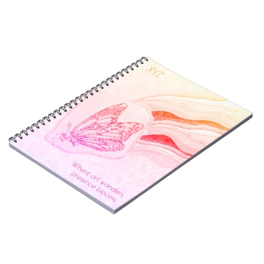 Carnet spiral Flutterby Papillon (Côté gauche)