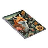 Carnet Spiral Fox Woodland | Cute Animal Thème (Côté Droit)