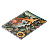Carnet Spiral Fox Woodland | Cute Animal Thème (Côté gauche)