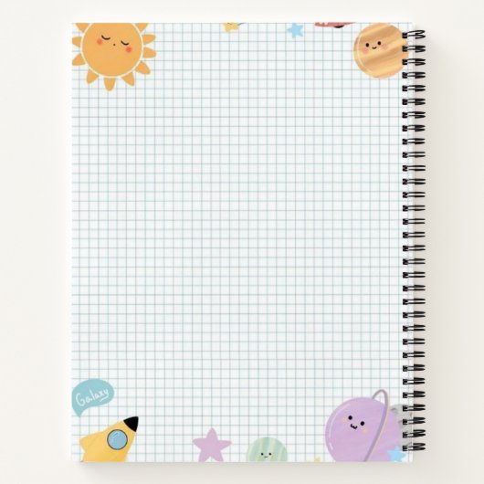 Carnet Spiral Galaxy Space (Dos)