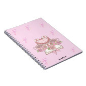 Carnet Spiral Gâteau Rose (Côté Droit)