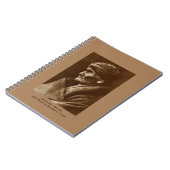 Carnet spiral Geronimo par Edward S. Curtis (Côté gauche)