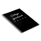 Carnet Spiral Graduate du Collège (Côté Droit)