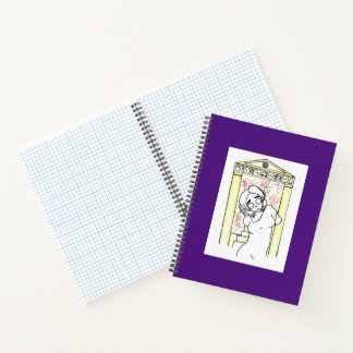 Carnet Spiral Grec Surreal Ancien