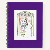 Carnet Spiral Grec Surreal Ancien (Devant)