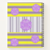 Carnet spiral Gris Jaune Gris Gris Fluale (Dos)