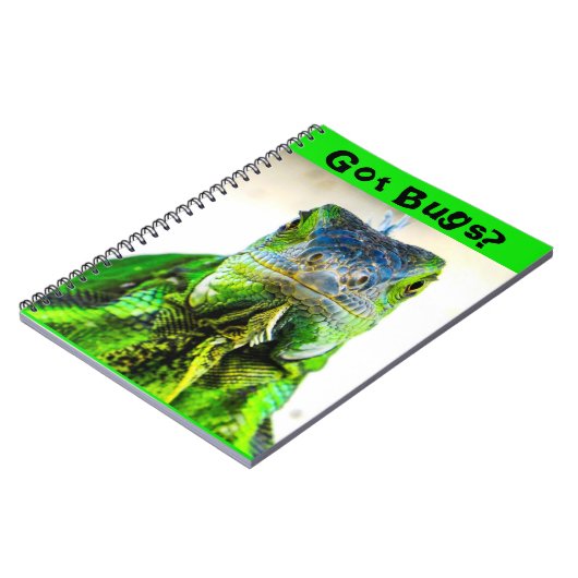 Carnet Spiral Iguana Écrire? (Côté gauche)