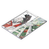 Carnet spiral Imaginaire de magasin d'épicerie Min (Côté gauche)