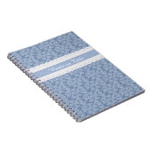 Carnet Spiral Indigo Floral Faux Lace (Côté Droit)