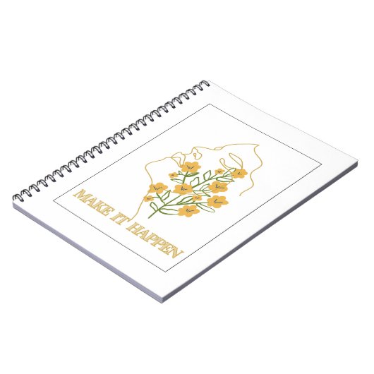 Carnet spiral inspirant (Côté gauche)