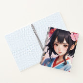 Carnet Spiral Japonais Anime Girl (Intérieur)