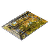 Carnet spiral jaune d'automne (Côté gauche)