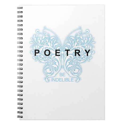 Carnet Spiral - Journal de poésie (Devant)