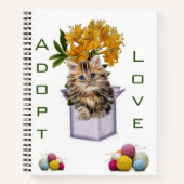 Carnet spiral Kitten adoption de chatsCondo de cha (Devant)