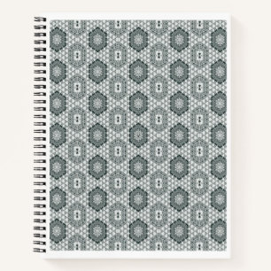 Carnet Spiral Laissé Dans Des Fros Gris Et Blanche