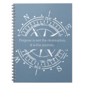 Carnet Spiral - Le but n'est pas la destination (Devant)