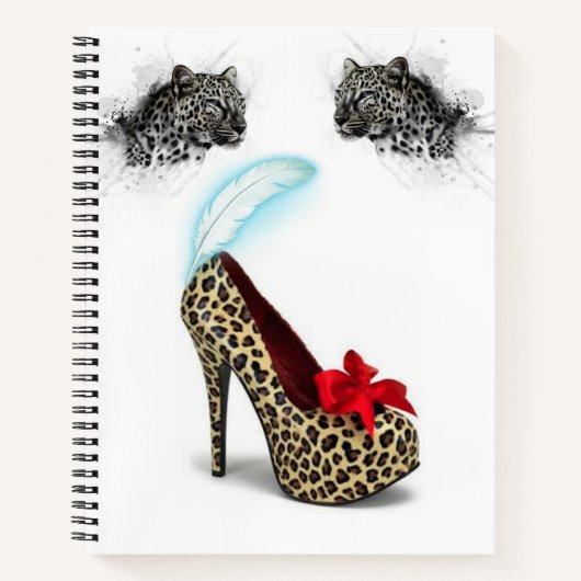 Carnet spiral Leopard Talons (Devant)