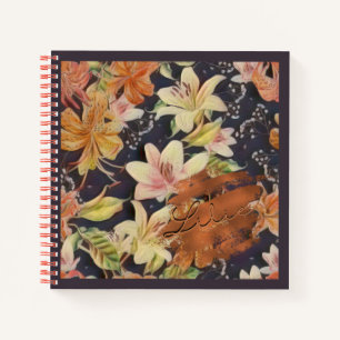 Carnet spiral Lilies