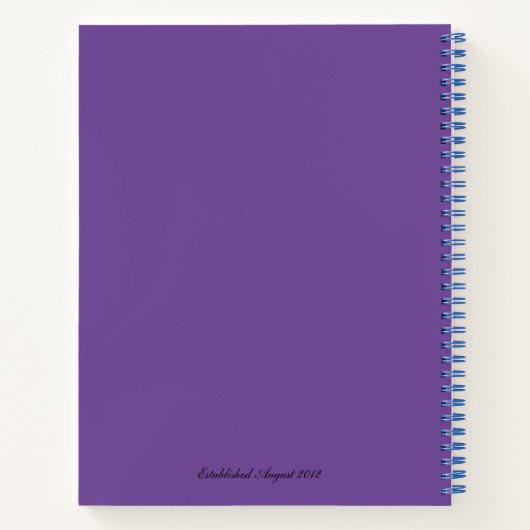 Carnet Spiral Lofty Weasel (Violet) (Dos)