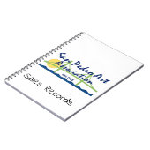 Carnet spiral - Logo SPAA avec texte (Côté gauche)