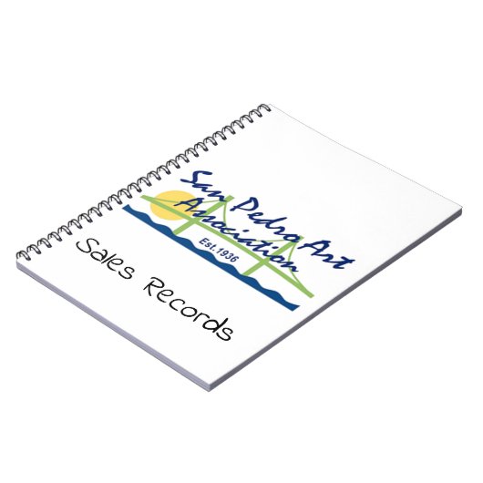 Carnet spiral - Logo SPAA avec texte (Côté gauche)