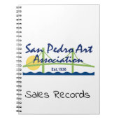 Carnet spiral - Logo SPAA avec texte (Devant)