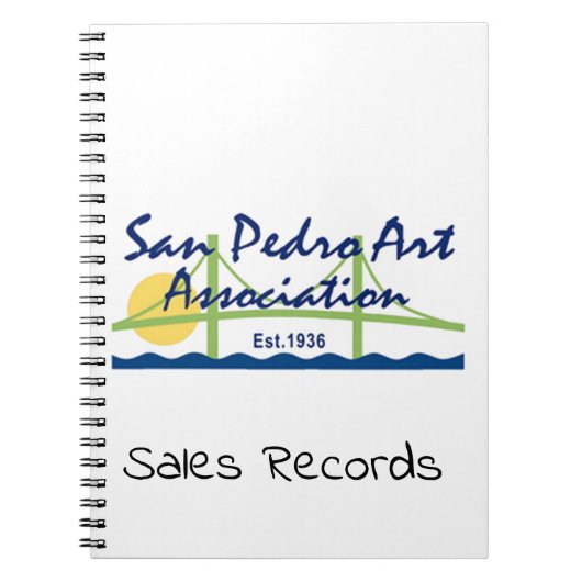 Carnet spiral - Logo SPAA avec texte (Devant)