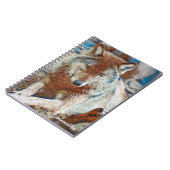 Carnet spiral loup (Côté gauche)