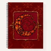 Carnet Spiral Lovely Moon Design (Devant)