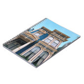 Carnet Spiral - Magnifique Maison Victorienne Bleu (Côté gauche)