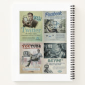 Carnet Spiral Médias Sociaux (Dos)