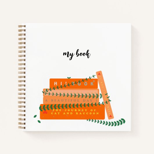 Carnet Spiral mignon | Mon livre (Devant)