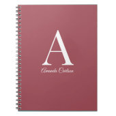 Carnet spiral minimal (Devant)