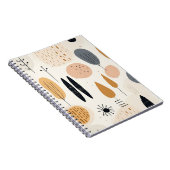 Carnet spiral minimaliste de style Boho (Côté Droit)