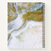 Carnet spiral Motif en pierre naturelle (Dos)