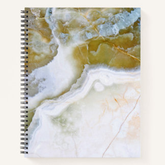 Carnet spiral Motif en pierre naturelle