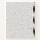 Carnet spiral Motif en pierre naturelle (Dos)
