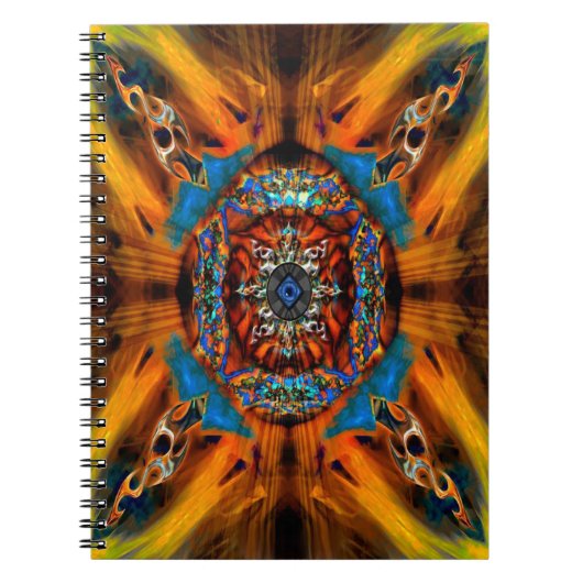 Carnet spiral mystique fractal (Devant)