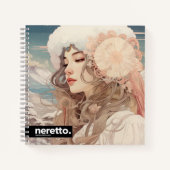 Carnet spiral Neretto 8,5 po x 8,5 po (Devant)
