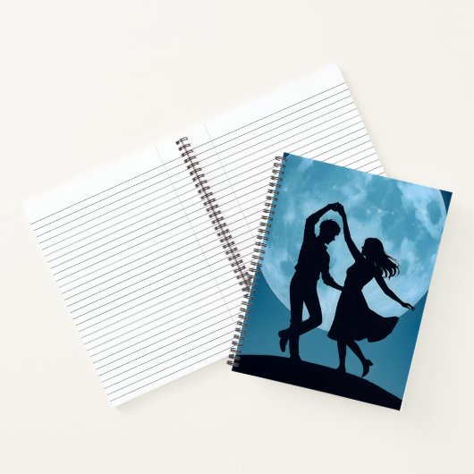 Carnet Spiral Note Book Moon Theme (Intérieur)