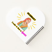 Carnet Spiral Notebbok : reine de grammaire (Dos)