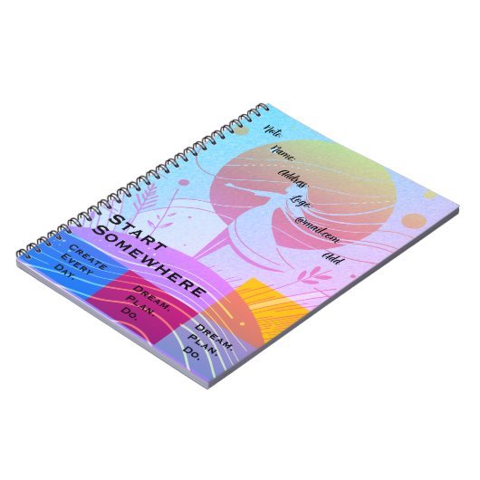Carnet Spiral Notebook  (Côté gauche)