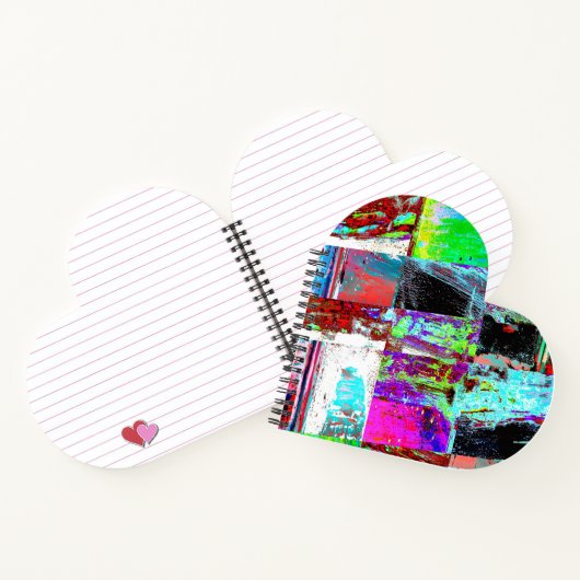 Carnet Spiral Notebook – Abstract Grid (Intérieur)