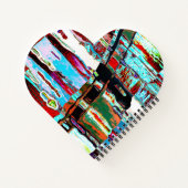 Carnet Spiral Notebook – Collapse Reflection Abstract (Dos)