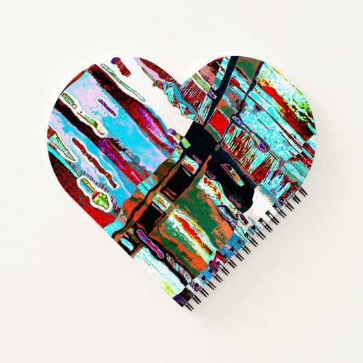 Carnet Spiral Notebook – Collapse Reflection Abstract (Dos)