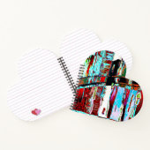 Carnet Spiral Notebook – Collapse Reflection Abstract (Intérieur)