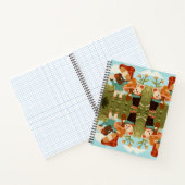 Carnet Spiral notebook cover showing a whimsical (Intérieur)