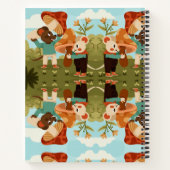 Carnet Spiral notebook cover showing a whimsical (Dos)