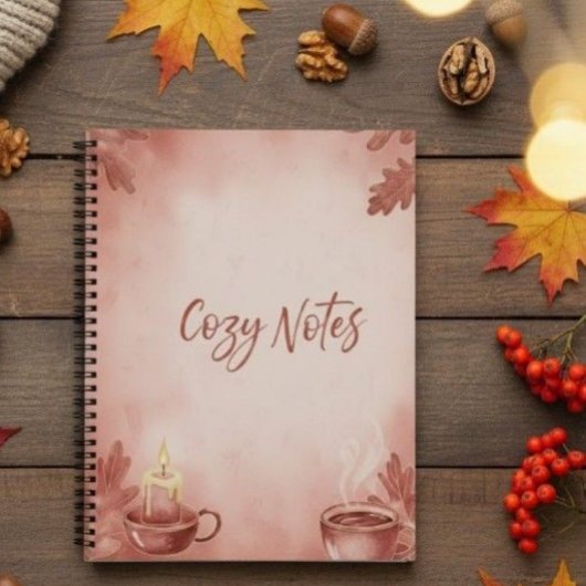 Carnet Spiral Notebook Cozy Notes" Autumn Vibes Deluxe Sp